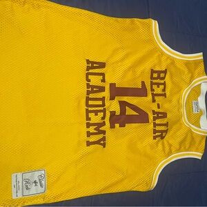 Will Smith The Fresh Prince Rebels Yellow Bel-Air Academy  Jersey